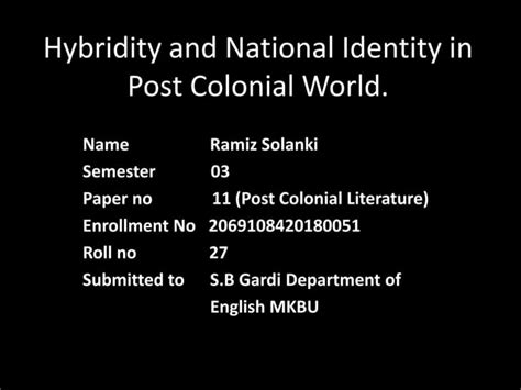 The Encounter: Exploring the Layers of Identity and Connection in a Post-Colonial World!