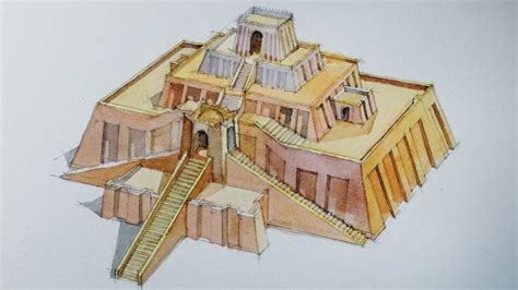  The Ziggurat - En Monumental Hyllning Till Den Gamla Världen Och Abstrakt Kontemplation!